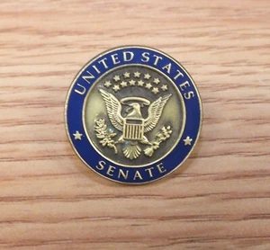 Bristol Classics United States Senate Blue & Gold Lapel Pin *Made in USA* - Picture 1 of 4