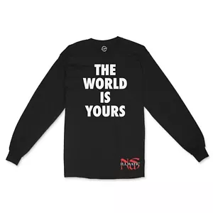 The World is Yours Hip Hop Nas Men's Design Graphic Tees T Shirts - Picture 1 of 5