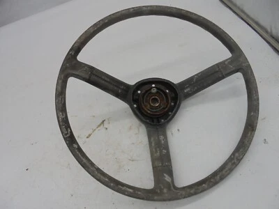 1976-1986 JEEP CJ5 CJ7 CJ8 FACTORY BLACK 3 SPOKE STEERING WHEEL # 11 - Изображение 1 из 3