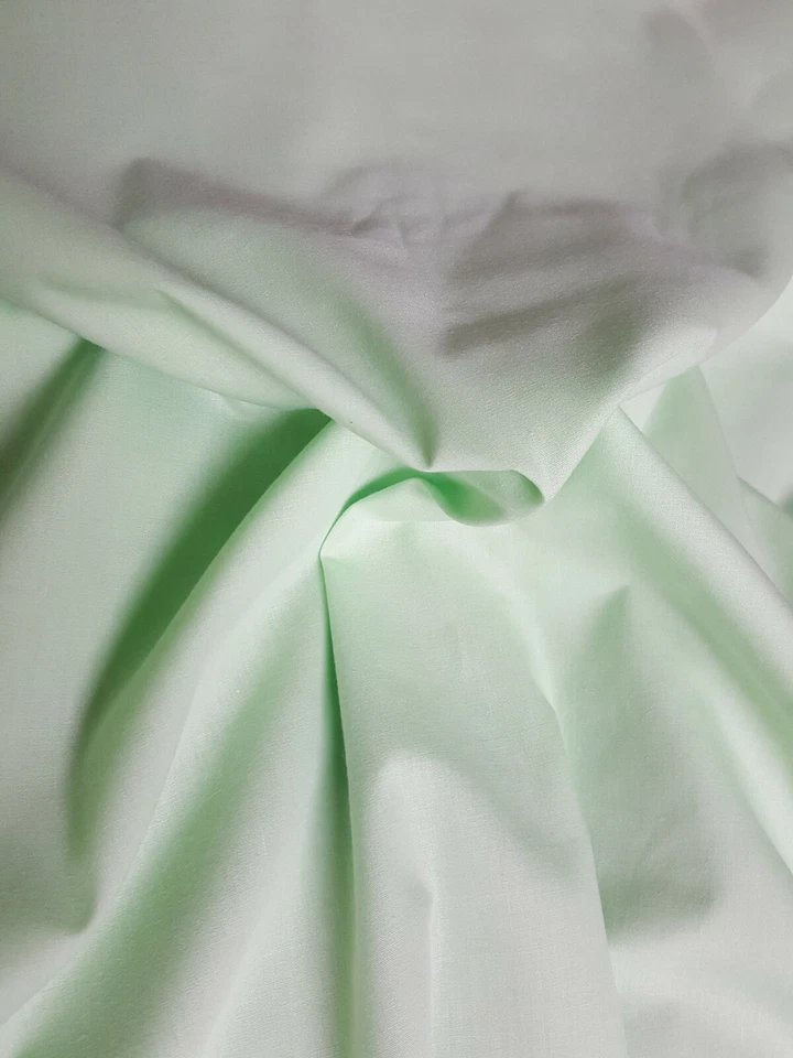 Light Green Poly/Cotton Solid Fabric- Fat Quarter - Image 1 of 1