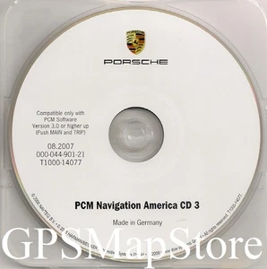 2003 2004 Porsche Cayenne Carrera 911 Boxster Navigation CD Map TX OK KS MO LA - Picture 1 of 3
