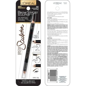 L'Oreal Brow Sculptor 3 in 1 Brow Tool. Draw, Shape & Set. #365 Dark Brunette - Picture 1 of 5