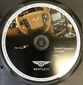 04 BENTLEY NAVIGATION CD-ROM 3W0919884AE BENTLEY NAVIGATION ITALY #BE-05 - Picture 1 of 3