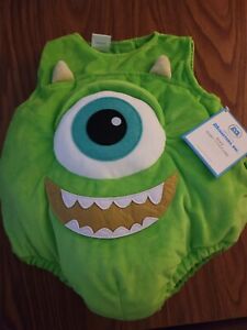 Pottery Barn Kids Monsters Inc Mike Costume Disney Pixar Size 12-24 months 1pc