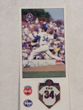 TEXAS RANGERS ⚾NOLAN RYAN #34 RETIRED JERSEY PRESENTED BY COCA COLA PIN KROGER🔥