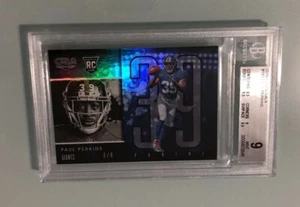 2016 Gala PAUL PERKINS #187 RC Rare 3/8 SSP Rookie Only 8 No Parallels BGS 9 - Picture 1 of 1