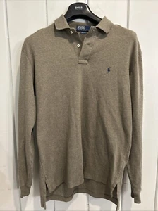 Polo Ralph Lauren Herren Pullover Shirt 1/4 Knopf Langarm Größe M - Bild 1 von 5