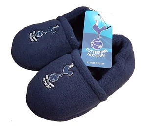 Tottenham Hotspurs Spurs Football Club Team TODDLERS Blue Slippers Vari Sizes - Picture 1 of 1
