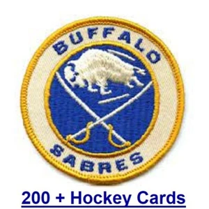 Buffalo Sabres NHL Hockey Card Collection - 200+ Cards - Free Shipping - Picture 1 of 1