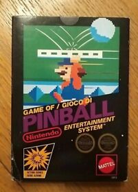 SEALED Pinball Black Box Nintendo NES Rare Mattel Pal A UK Boxed GBR ITA AUS