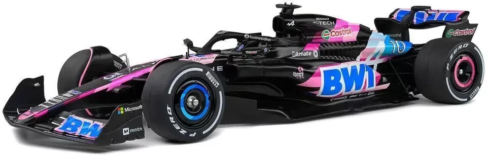 Alpine A524 Presentation Pink P. Gasly 2024 Solido 1:18 Scale - Image 1 of 1