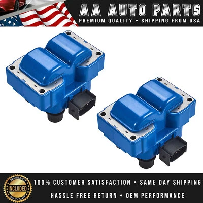 Set of 2 High Performance Ignition Coil For Ford Escort Explorer Mazda626 FD487 - Image 1 of 4