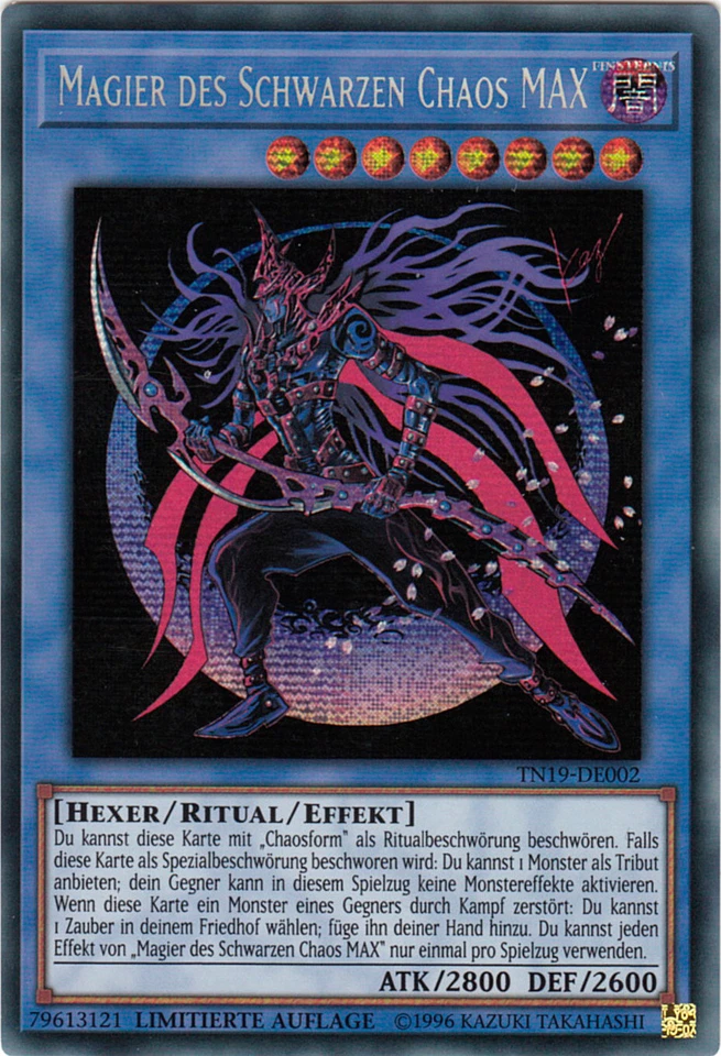 YU-GI-OH, MAGIER DES SCHWARZEN CHAOS MAX, SCR, TN19-DE002, LIM, TOP - Bild 1 von 1