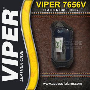 Viper 7656V 1-Way Remote Control Genuine High Quality Leather Case 
