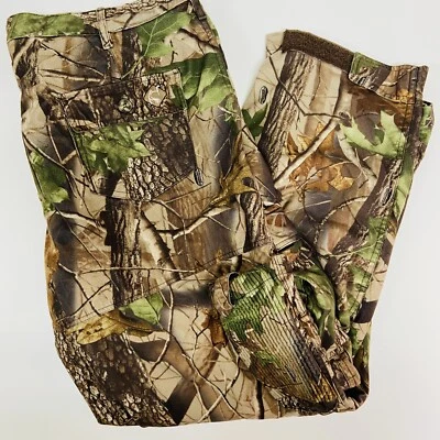 Мужские камуфляжные штаны из индейки Ol Tom Technical Realtree Hardwoods размер 2XL Cargo 40x30 - Изображение 1 из 4