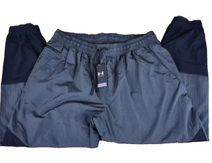 Under Armour Rush Legacy Woven Pants Joggers Gray/Black Mens 2XL - Picture 1 of 11