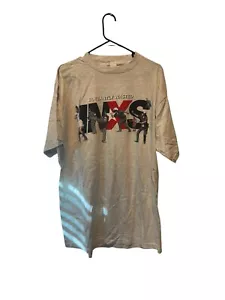 Vintage 1990s Elegantly Wasted INXS Band T-shirt - Picture 1 of 3