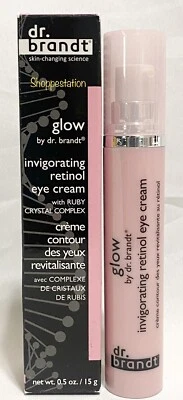 Dr. Brandt GLOW INVIGORATING RETINOL EYE CREAM With Ruby Crystal Complex 15ml - Image 1 of 4