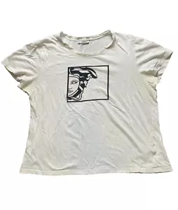 Gianni Versace Shirt Womens 2XL XXL Ivory Oversized Medusa Collection Ladies - Picture 1 of 16