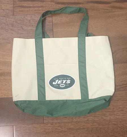 NY New York Jets Reusable Canvas Tote Bag Cover