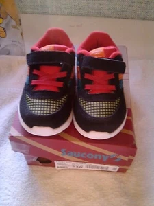 NIB SAUCONY JAZZ LITE SL262673 TODDLER SHOES SIZE 4 MULTICOLORED FREE SHIPPING - Picture 1 of 17