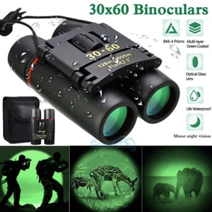 Military Army 30x60 Night Vision Binoculars Goggles Hunting + Case 2025 - Picture 1 of 11