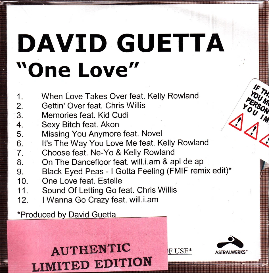 david guetta limited edition cd Foto 1 de 1