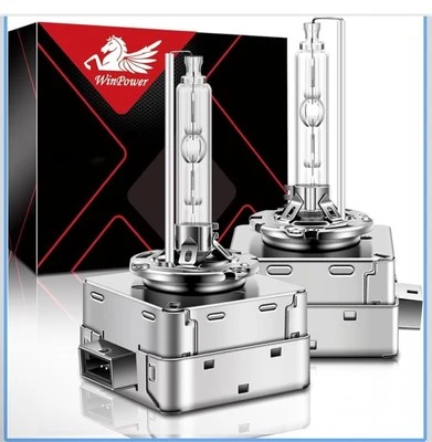 WinPower D1S Xenon HID Headlight Bulb, 6000K Cool White 35W Metal Stents NEW - Image 1 of 4