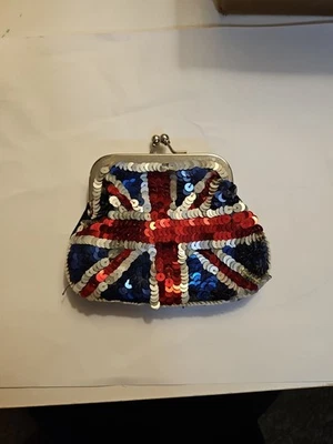 Monedero Union Jack con lentejuelas  Foto 1 de 4