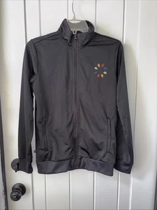 Adidas Originals Shattered Trefoil Woven Track Jacket Kids's Size Large Black - Picture 1 of 5