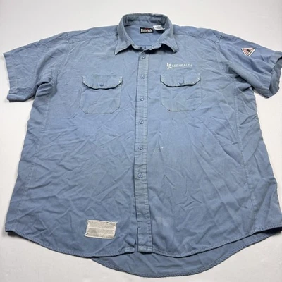 Bulwark Shirt Mens 2XL Flame Resistant FR Lee Health Work Protective Apparel - Image 1 of 4