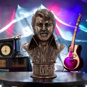 Elvis Presley Bronze Bust Statue Official Nemesis Now Collectible Figurine 33cm - Picture 1 of 5