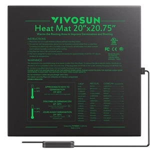 VIVOSUN 50x52cm Seedling Heating Mat Germination Propagation for Starter Trays - Picture 1 of 7