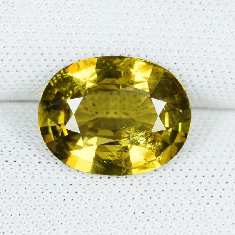 Granate andradita grosular natural amarillo miel marrón certificado 3,65 ct wr Foto 1 de 3