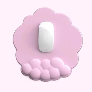 Mouse Pad With Wrist Rest Keyboard Cloud Anti-slip Memory Foam Desktop Office - Zdjęcie 1 z 17