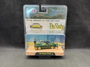 M2 Diorama 1957 DeSoto Fireflite with 2 Figures 1:64 Scale Diecast R16 **CHASE** - Picture 1 of 9
