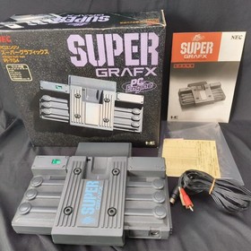 NEC PC Engine SuperGrafx PI-TG4 Console, w/ Pad, AV cable, Manual set, Working