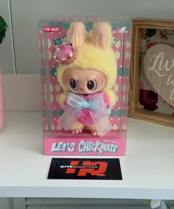 Peluche de vinilo Pop Mart Labubu The Monsters Let's Checkmate nuevo (auténtico) - Imagen 1 de 10