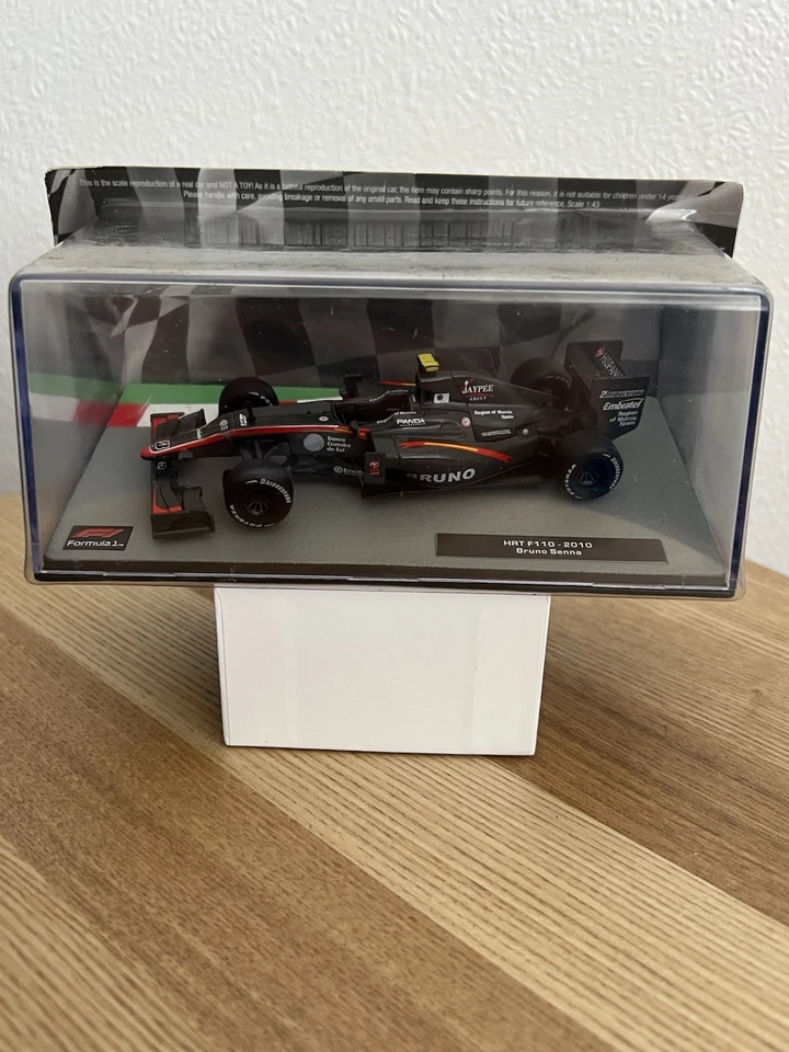 1/43 F1 Fórmula 1 COLECCIÓN DE COCHES - 2010 HRT F110 BRUNO SEN COCHE #99 Foto 1 de 2