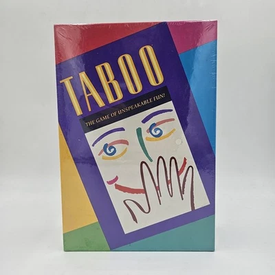 Juego Tabú SELLADO DE COLECCIÓN por Milton Bradley | Modelo 4015 Original 1989 NUEVO Foto 1 de 4