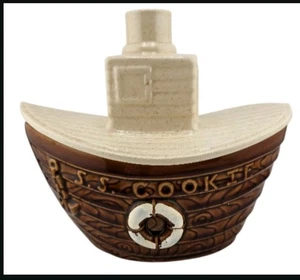 Vintage McCoy # 354 Keksdose USA Schlepper braun creme - Bild 1 von 14