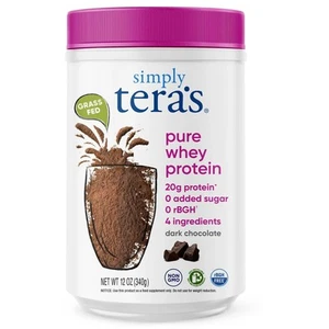tera's Simply Pure whey Protein , Dark Chocolate Flavor - Picture 1 of 6