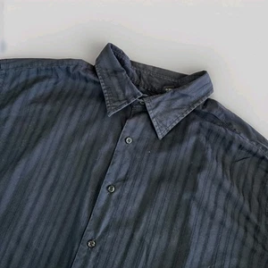 J Ferrar Long Sleeve Button Down Black Shirt 2XL - Picture 1 of 7