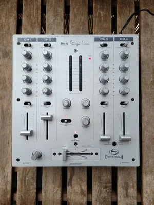 Stage Line MPX-460 4-Kanal DJ -Mixer, XLR/Cinch Master Out, DJ Mic Input - Bild 1 von 4