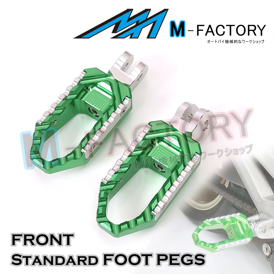 Estriberas anchas delanteras CNC para Kawasaki Zephyr 1100 ZRX1100 Z1000 Foto 1 de 4