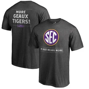 Men's Ash LSU Tigers SEC Means More T-Shirt - Picture 1 of 3