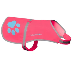 Dog Reflective Vest – Multiple Color Options with Hi Vis Fluorescent Visibility - Picture 1 of 5