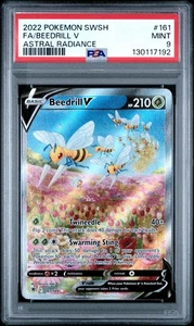 2022 Pokemon Schwert & Schild Astral Radiance 161 Full Art / Beedrill V PSA 9 - Bild 1 von 2