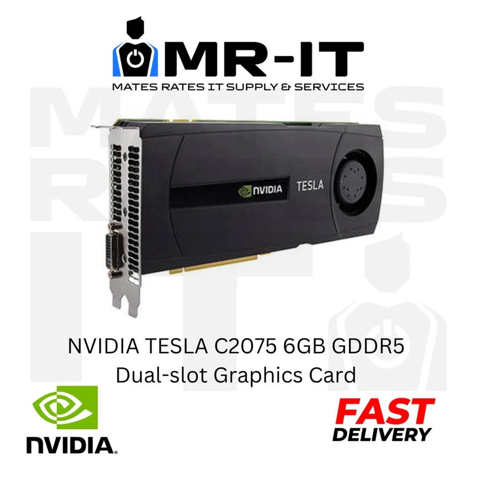 NVIDIA 6GB GDDR5 Dual-slot Graphics Card TESLA C2075 - image 1 of 1