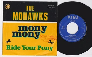 The MOHAWKS * Mony Mony * UK FUNK BREAKS SKA LIBRARY * 1969 BELGIUM 45 * Listen! - Picture 1 of 2